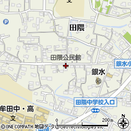田隈公民館周辺の地図
