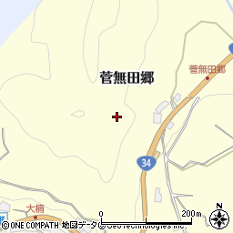 長崎県東彼杵郡東彼杵町菅無田郷1727周辺の地図