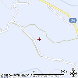 大分県竹田市久住町大字有氏1597周辺の地図