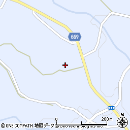 大分県竹田市久住町大字有氏1432周辺の地図