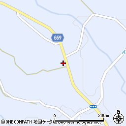 大分県竹田市久住町大字有氏1435周辺の地図