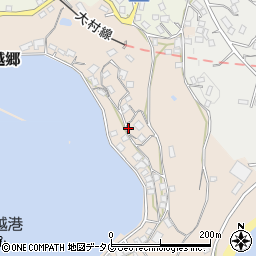 長崎県東彼杵郡川棚町三越郷246周辺の地図