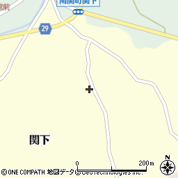 熊本県玉名郡南関町関下1389周辺の地図