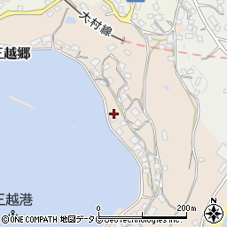 長崎県東彼杵郡川棚町三越郷250周辺の地図