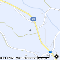大分県竹田市久住町大字有氏1436周辺の地図