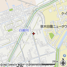 福岡県大牟田市手鎌393周辺の地図