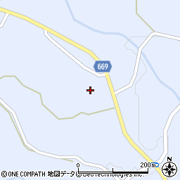 大分県竹田市久住町大字有氏1366周辺の地図