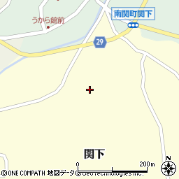 熊本県玉名郡南関町関下1480周辺の地図