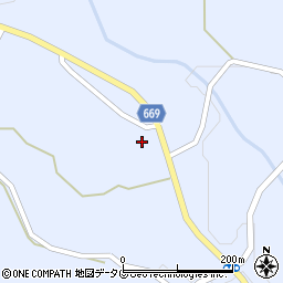 大分県竹田市久住町大字有氏1364周辺の地図