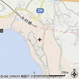 長崎県東彼杵郡川棚町三越郷260周辺の地図
