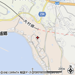 長崎県東彼杵郡川棚町三越郷280周辺の地図