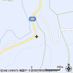 大分県臼杵市野津町大字八里合1042周辺の地図