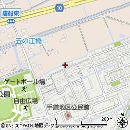 福岡県大牟田市手鎌1437周辺の地図