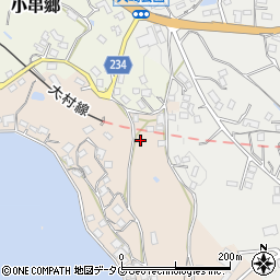 長崎県東彼杵郡川棚町三越郷286-1周辺の地図