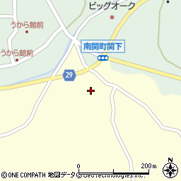 熊本県玉名郡南関町関下1398周辺の地図
