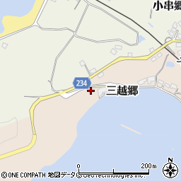 長崎県東彼杵郡川棚町三越郷351周辺の地図