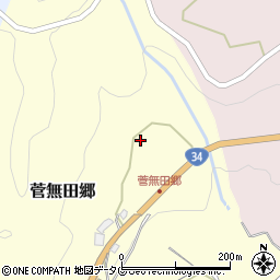 長崎県東彼杵郡東彼杵町菅無田郷1898周辺の地図