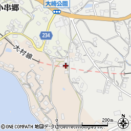 長崎県東彼杵郡川棚町三越郷288周辺の地図