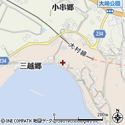 長崎県東彼杵郡川棚町三越郷312周辺の地図