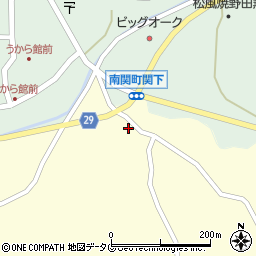 熊本県玉名郡南関町関下1397周辺の地図