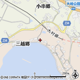 長崎県東彼杵郡川棚町三越郷313周辺の地図