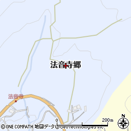 長崎県東彼杵郡東彼杵町法音寺郷周辺の地図