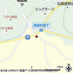 熊本県玉名郡南関町関下1552周辺の地図