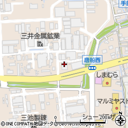 三井金属鉱業株式会社　三池事務所健康指導室周辺の地図