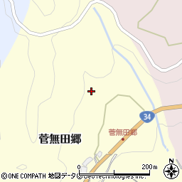 長崎県東彼杵郡東彼杵町菅無田郷1890周辺の地図