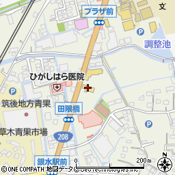 九州マツダ大牟田店周辺の地図