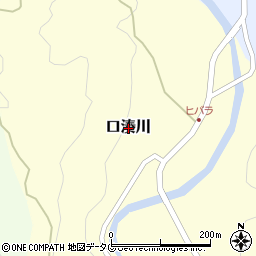 高知県幡多郡黒潮町口湊川周辺の地図