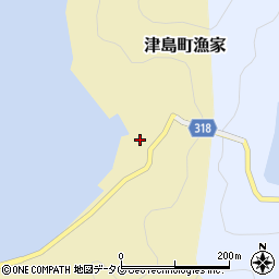 愛媛県宇和島市津島町漁家125周辺の地図