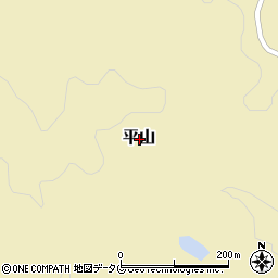 〒861-0556 熊本県山鹿市平山の地図
