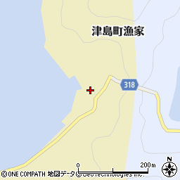 愛媛県宇和島市津島町漁家128周辺の地図
