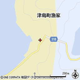 愛媛県宇和島市津島町漁家141周辺の地図