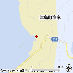 愛媛県宇和島市津島町漁家165周辺の地図