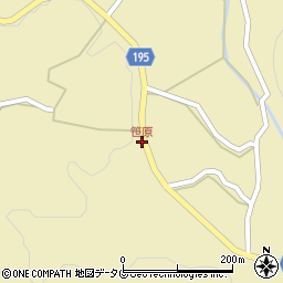 笹原周辺の地図