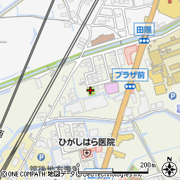 田隈白金団地公園周辺の地図