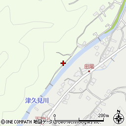 大分県津久見市西ノ内6613周辺の地図