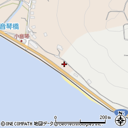 長崎県東彼杵郡東彼杵町小音琴郷2304周辺の地図