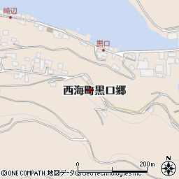 長崎県西海市西海町黒口郷1450周辺の地図