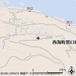 長崎県西海市西海町黒口郷1887-1周辺の地図