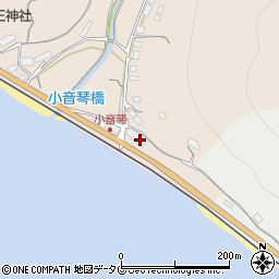 長崎県東彼杵郡東彼杵町小音琴郷2291周辺の地図