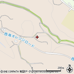 長崎県西海市西海町黒口郷745周辺の地図