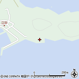 長崎県南松浦郡新上五島町立串郷677-4周辺の地図