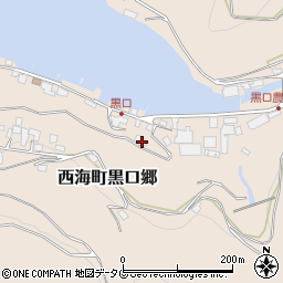 長崎県西海市西海町黒口郷1487周辺の地図