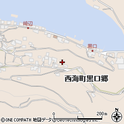 長崎県西海市西海町黒口郷1421周辺の地図