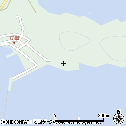 長崎県南松浦郡新上五島町立串郷674周辺の地図