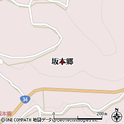 長崎県東彼杵町（東彼杵郡）坂本郷周辺の地図