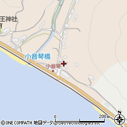 長崎県東彼杵郡東彼杵町小音琴郷2267周辺の地図